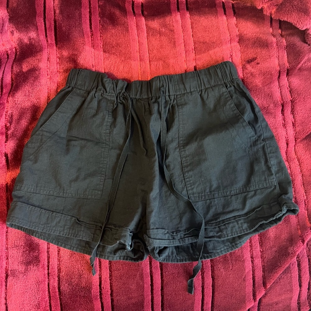 Cute black drawstring shorts